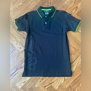NWOT Psycho Bunny Boys Polo Shirt Black YL